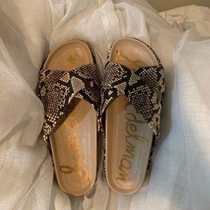 Sam Edelman Snake Sandals Platform